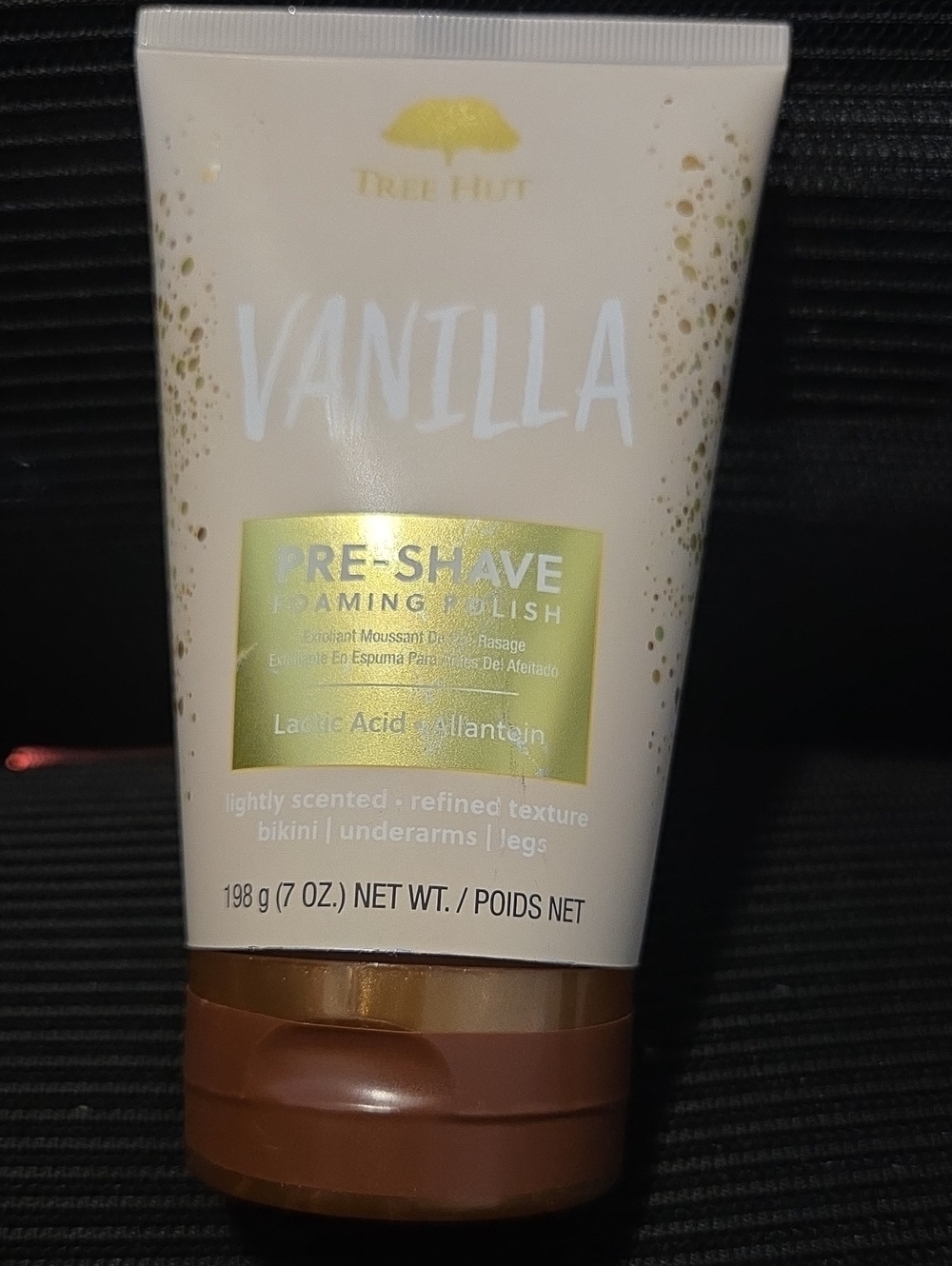 Tree Hut Vanilla Pre-Shave Foaming Polish - Cream & Brown